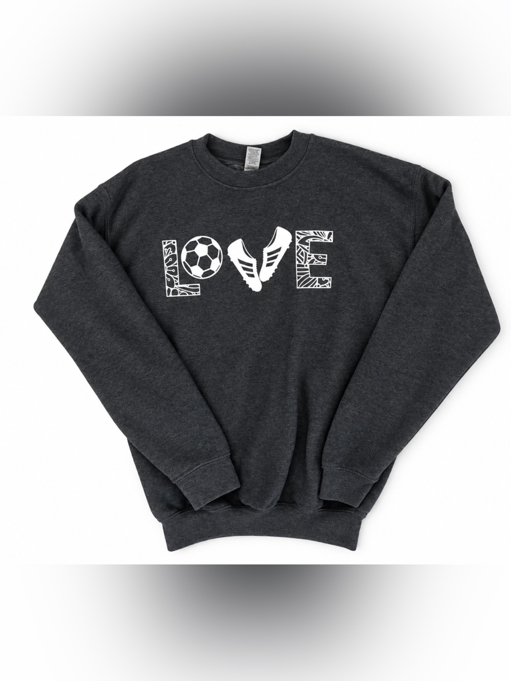 Cute Soccer “LOVE” Crewneck 💗